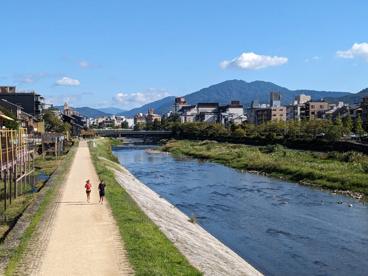 September 28th – The Kamo, and Mount Hiei on the right