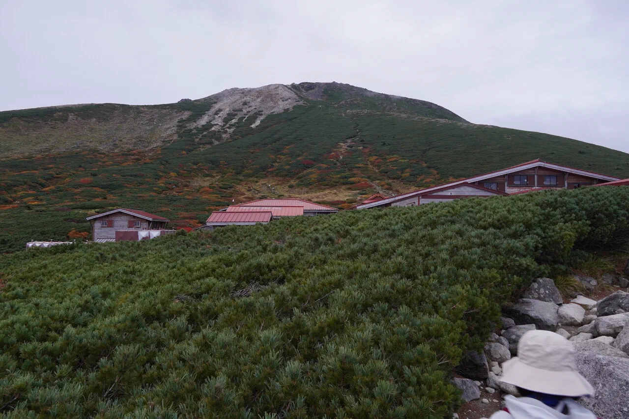The Murodo Center under the main peak