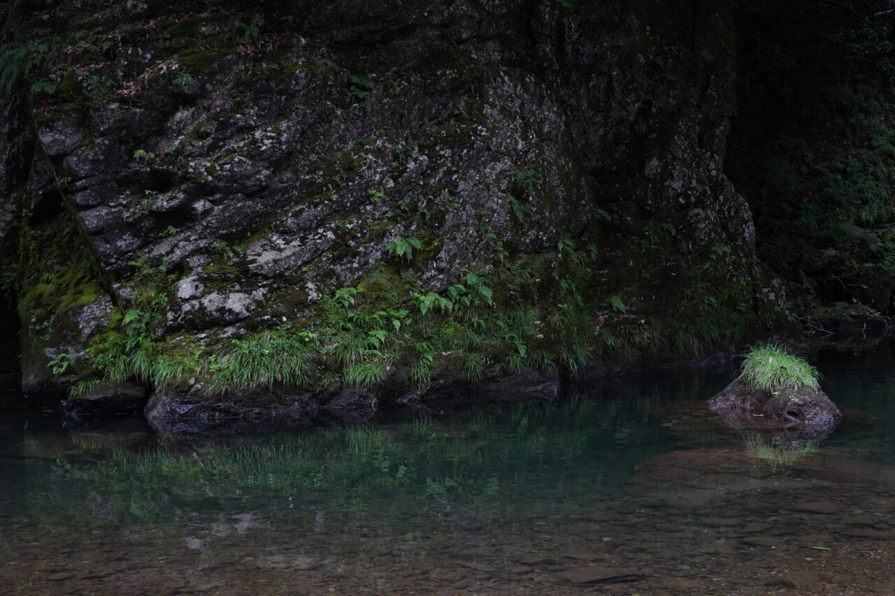 Hiking along the water